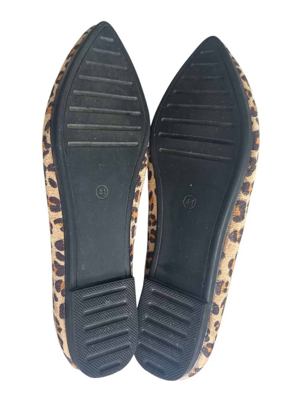 SAILING LU Pointed Toe Chequer Casual Ballet Flats Dressy Flat Shoes